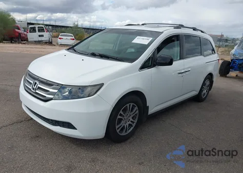 2012 Honda Odyssey Ex-L from USA, damaged, VIN 5FNRL5H67CB111977